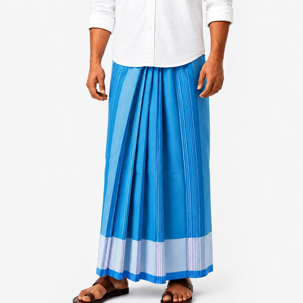 বন্ধু সিরিজ লুঙ্গী - নীল