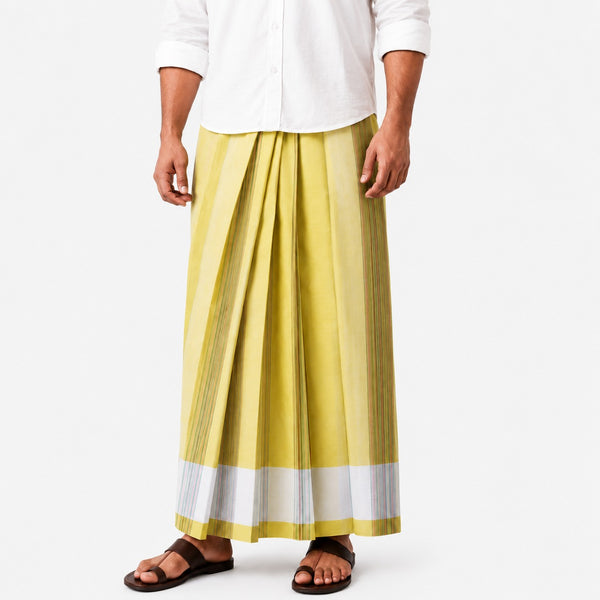 বন্ধু সিরিজ লুঙ্গী - হলুদ