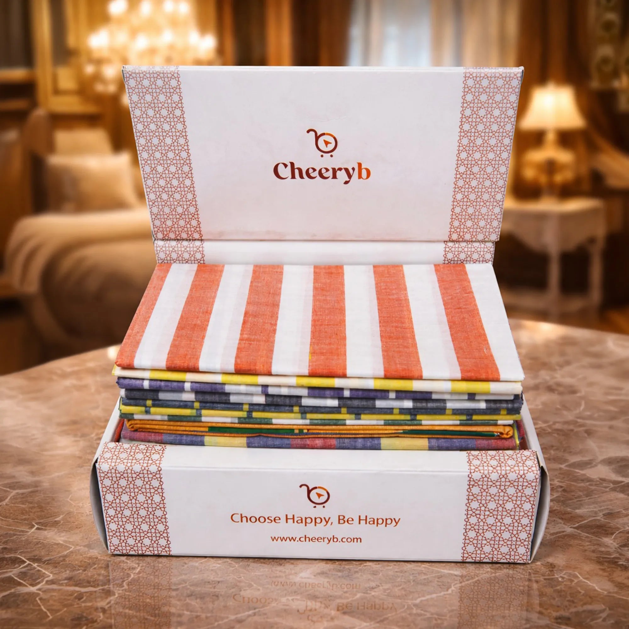 ৩টি গামছা - ১টি বক্স