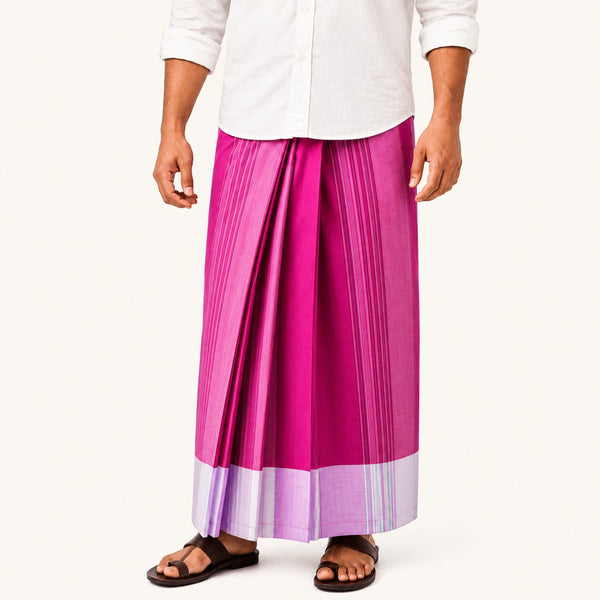 বন্ধু সিরিজ লুঙ্গী - গোলাপী
