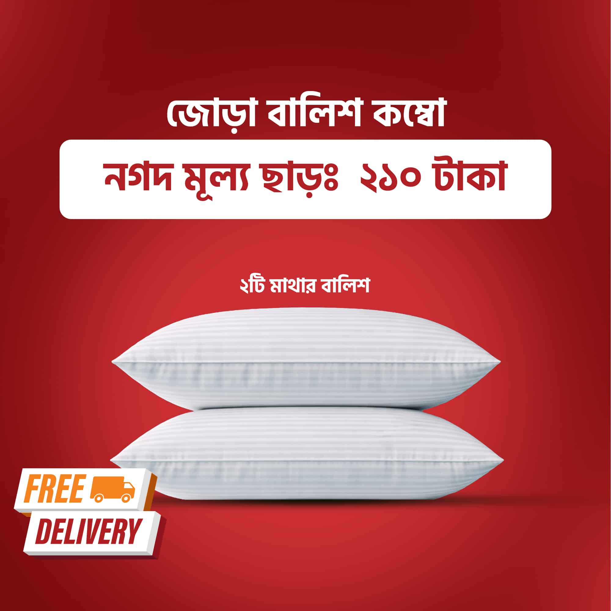 ২টি হেড পিলো